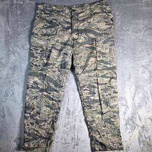 Military USAF Women's Airman Double‎ knee Digital Camo Battle Ensemble Pant sz L